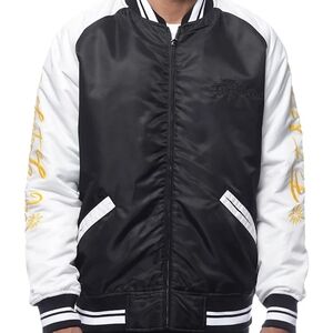 Vintage The Hundreds Black Souvenir Bomber Jacket 2016
